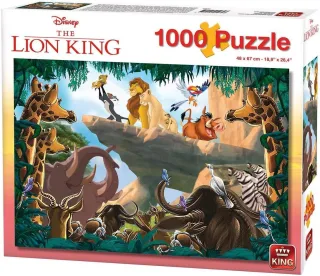 King Puzzle 55830 - Disney König der Löwen [1.000 Teile]