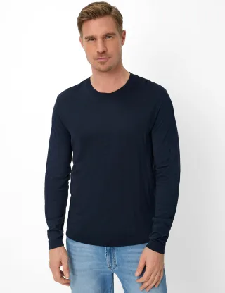 Brax Herren Shirt Style TIMON navy, dunkelblau, Gr. 4XL