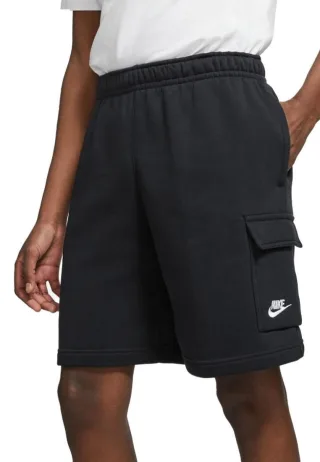 Nike Club Herren-Cargoshorts in Schwarz