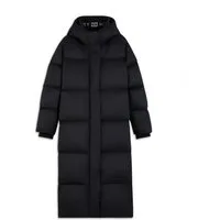 Tommy Hilfiger Steppmantel DOWN MAXI MODERN COAT Kunstfaser, Kapuze