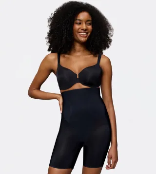 Triumph - BMU Illusion Curve Super HW Mid-Thigh schwarz - Gr. - XL