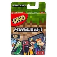 Uno Spielwelt UNO Minecraft Mattel Kartenspiel – Familienspiel Kinder Party Spiel, (1-tlg)
