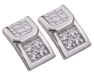 Orphelia Ohrstecker für Damen, 925 Sterlingsilber, Silber ZO-5902