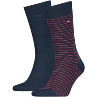 Tommy Hilfiger Socken TH MEN SMALL STRIPE SOCK 2P (2-Paar, 2 Paar) Tommy Hilfiger-Branding