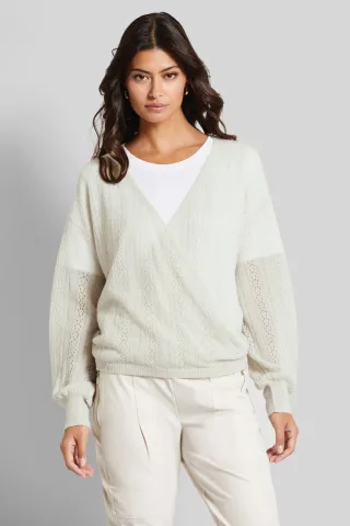 Bugatti Damen Wickelpullover ultra leicht
