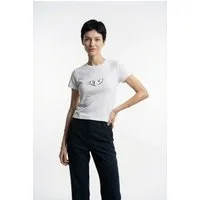Converse T-Shirt Kurzarm, aus Baumwoll-Polyester-Mischung, klassischer Schnitt
