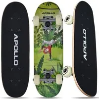 Apollo Skateboard Kinderskateboard 20" Kinder, Longboard, ABEC 3 und Aluminium Achsen