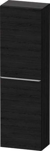 Duravit D-Neo Halbhochschrank Eiche Schwarz Matt 400x240x1320 mm - DE1318R70160000 DE1318R70160000
