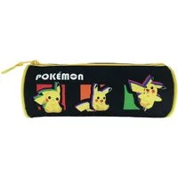 POKÉMON Federmäppchen Federmäppchen 23 × 8 × 8 cm rundes Mäppchen mit Reißverschluss