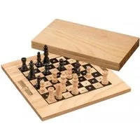 Philos Spiel, Schach - mini - Reisespiel - klappbar - Feld 19 mm
