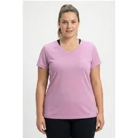 Maier Sports T-Shirt Da-Shirt 1/2 Arm Trudy mit dezentem V-Ausschnitt, schnell trocknendes Material, aus Polyester