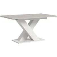 Home affaire Esstisch Motus, ausziehbar 150 -190 cm, inklusive 40 cm Einlegeplatte (Set, 1-St), X-Gestell mit Bodenplatte, Tisch, Küchentisch, Esszimmer, Küche