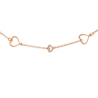 Orphelia 'Alfina' Damen-Armband aus 925er Sterlingsilber – Rosé ZA-7383