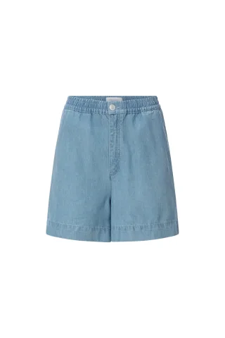 Rich & Royal - Blue T Shorts denim blue - Gr. - 36