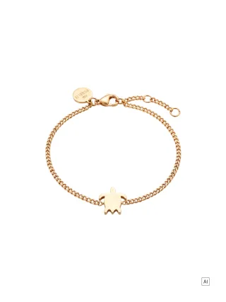 PURELEI Tiny Turtle Armband, verstellbare Länge