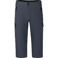 Bergson Fahrradhose PATTI Capri Herren 3/4 Radhose, bielastisch, strapazierfähig, Normalgrößen, grau/
