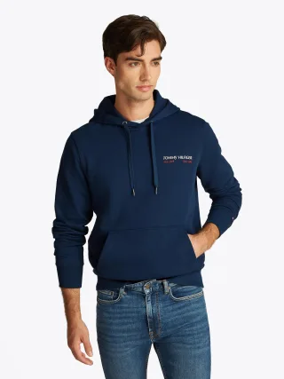 HILFIGER COLOR PHOTO PRT HOODIE night sky - Gr. - XXL