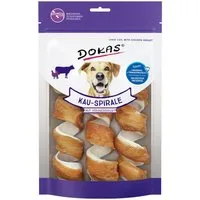 Dokas Kauspirale mit Hühnerbrust 110 g - 8 Stück - Sparpaket, für: Hund