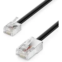 deleyCON deleyCON 6m Telefonkabel RJ11 auf RJ45 Modularkabel DSL VDSL Internet LAN-Kabel
