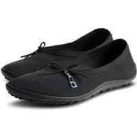 Leguano LADY LOOP Barfußschuh Ballerina, Slipper, Bequemschuh mit süßer Zierschleife