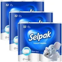 SELPAK Toilettenpapier SELPAK Klopapier 3-lagig, 100% Zellulose, 96 St.