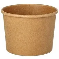 Starpak Becher 25 Suppenbecher, Pappe rund 350 ml Ø 9,8 cm · 7 cm braun