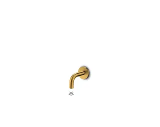 JEE-O slimline elektronische Wand-Waschtischarmatur kurz, mattgold, 800-1545 800-1545