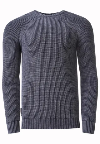 Verwaschener Strick Pullover im Vintage Look