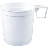 PAPSTAR Tasse, 40-tlg., Polystyrol, 250 ml, Kaffeetasse für Heißgetränke geeignet