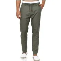Indicode Leinenhose Herren Veneto Sommerhose Leinen Herrenhose leichte Sommerhose mit Kordelzug