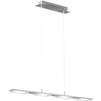 WOFI LED Pendelleuchte, LED fest integriert, Warmweiß, Esstisch, Küchen-Lampen hängend, Kücheninsel, mehrflammig, Breite 87cm