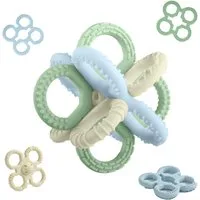 CLTYQ Beißring Beißring Spielzeug für Babys, Zahnungshilfe Spielzeug für Neugeborene, (1-tlg), aus Silikonbeißringen,Geburtsgeschenk,Zahnungs-Spielzeug zur Linderung
