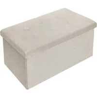 Woltu Sitzhocker (1 St), mit Stauraum, Sitzbank faltbar, aus Samt, 76x37,5x38 cm