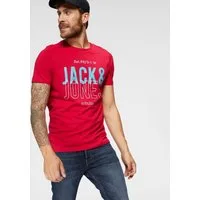 Jack & Jones T-Shirt JCOKOMPO Kurzarm-Design mit Print und optimaler Passform Print, modisch, regular fit, Baumwolle, Rundhals