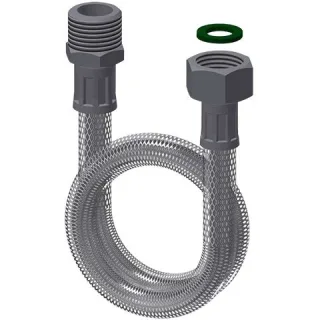 KWC Aquarotter Schlauch, G1/2xG1/2B, 220 mm, DN8, gerade, 2030012248, 2030012248 2030012248