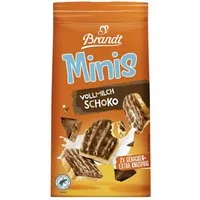 Brandt Brot, Brandt Minis Vollmilch Schokolade Zwieback doppelt gebacken 95g