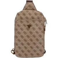 Guess Umhängetasche GUESS Crossover Milano Beige/Brown (1, 1-tlg., 1)