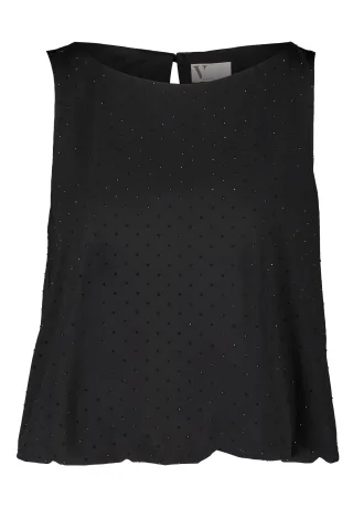 V by Vera Mont - Blusentop schwarz - Gr. - 40
