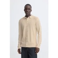 Blend Kurzarmshirt BHBaron (1-tlg) Eleganter Feinstrick-Pullover mit Polo-Kragen und Knopfleiste