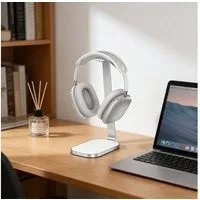 TUWENA Kopfhörerständer Kopfhörer Ständer, Abnehmbare Schwerer Gaming Headset Halterung, (Headset Halterung mit Rutschfestem Silikon, für Alle Kopfhörergrößen)