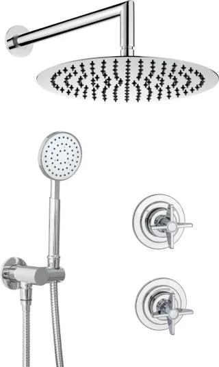 Neuesbad Serie 400 Unterputz Dusch-Set, Oberfläche: chrom NB1DENAC_09QT1