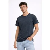Skratta T-Shirt Shirt Lockeres T-Shirt Hanf Herren Casual Fit