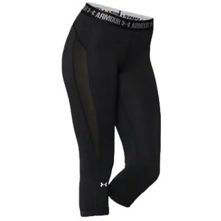 Under ArmourHeatgear Capri Leggings Enge Schwarz - Frauen
