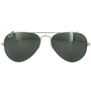 Ray-Ban Aviator Unisex Silber Grau Spiegel Sonnenbrille