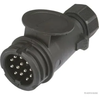 Elparts Stecker 13-polig 12V 16A 25A Schraubanschluss mit Schnappverschluss