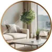 CLP Wandspiegel Elsie, Rund, Modern, 30 / 45 / 60 / 80 cm Metallrahmen
