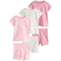 Next Pyjama Kurze Schlafanzüge, 3er-Pack (6 tlg)