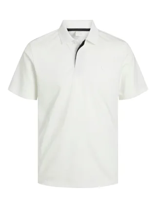 JACK&JONES - JPRCCRODNEY SS POLO NOOS cloud dancer - Gr. - L
