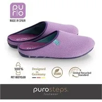 purosteps Casa-Eco Hausschuh Hergestellt aus recycelten PET Flaschen, Handgefertigt, Naturkautschuk