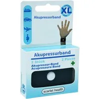 scarlet products Akupressur-System-Bandage, scarlet health, Akupressurband »Sea«, 1 Paar elastische Armbänder